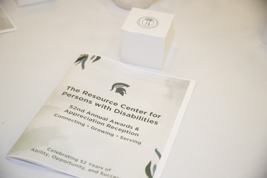 Photo of RCPD Program and table setting